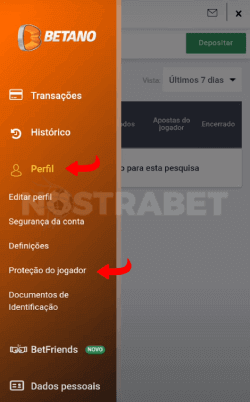 betano excluir perfil da conta