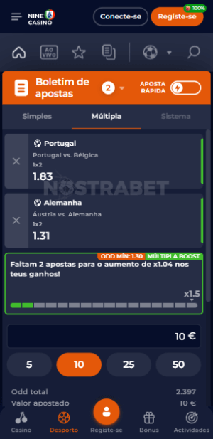 NineCasino faça uma aposta